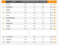 企业微博榜单改写企业排名史 你再不来就真的晚了