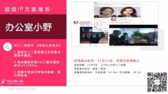 微播易：这档办公室小野主持，预估10亿播放量的节目正在招商中