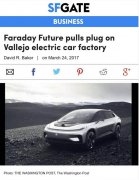 乐视贾跃亭投资的FF汽车停止在美国建第二家工厂
